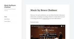 Desktop Screenshot of music.brucechalmer.com