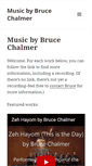 Mobile Screenshot of music.brucechalmer.com